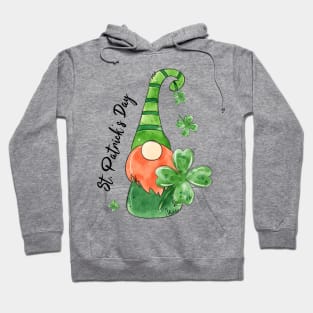 Gnome. St patrick's day.Clover Hoodie